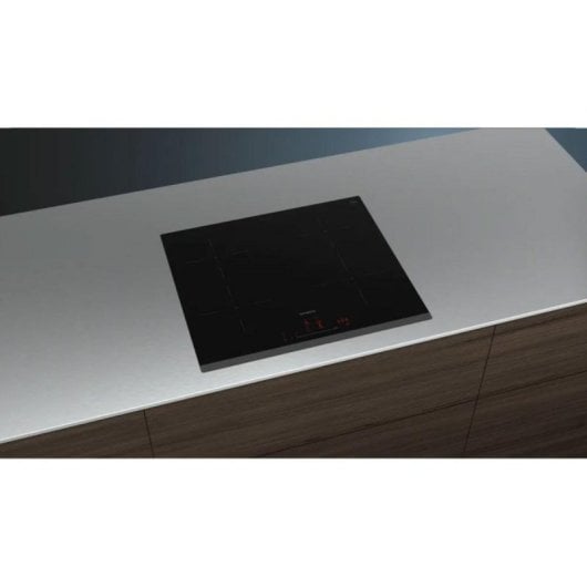 Placa Inducción Siemens EH631HEB1E 60cm 4 Zonas CookConnect Home Connect Touch Negro