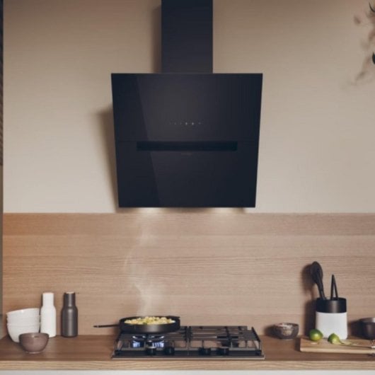 Campânula extratora Haier I-Link HADG6CBS2BWIFI Recirculação 600mm com Wi-Fi e LED