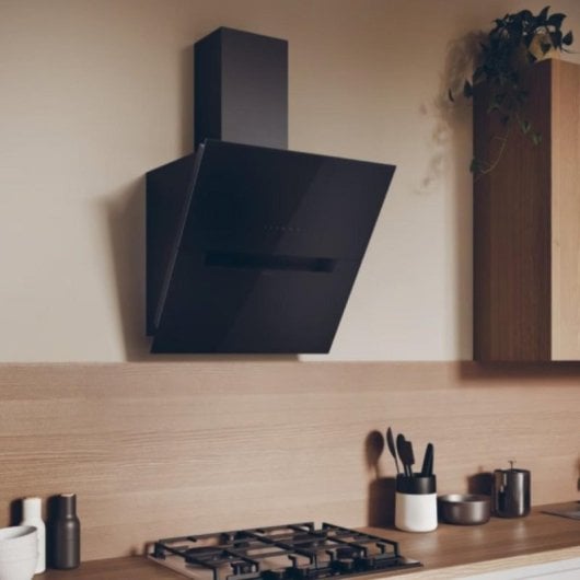 Campânula extratora Haier I-Link HADG6CBS2BWIFI Recirculação 600mm com Wi-Fi e LED