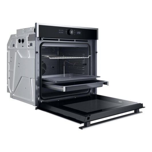 Horno eléctrico Whirlpool WOI4S8PPM1SX 73L Negro Plata con autolimpieza pirolítica y sonda de carne