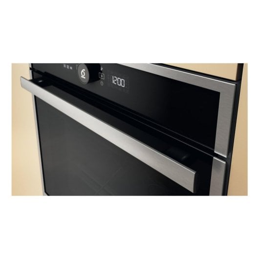 Horno eléctrico Whirlpool WOI4S8PPM1SX 73L Negro Plata con autolimpieza pirolítica y sonda de carne