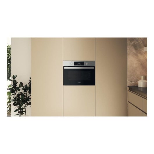 Horno Compacto Whirlpool WCC28UXA 48L 56cm Clase A Cook3 SoftClosing Negro Inox