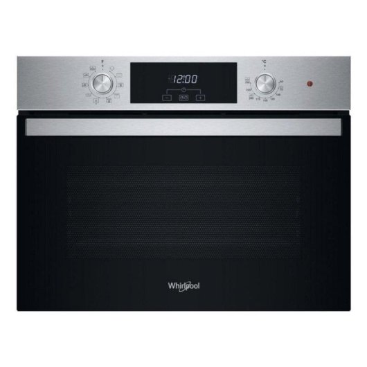 Horno Compacto Whirlpool WCC28UXA 48L 56cm Clase A Cook3 SoftClosing Negro Inox