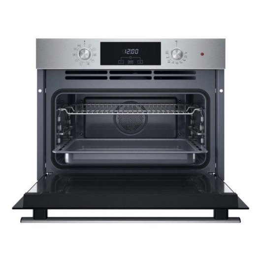 Horno Compacto Whirlpool WCC28UXA 48L 56cm Clase A Cook3 SoftClosing Negro Inox