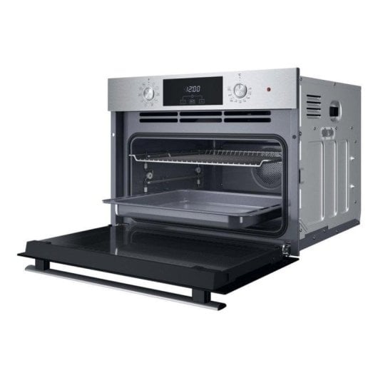 Horno Compacto Whirlpool WCC28UXA 48L 56cm Clase A Cook3 SoftClosing Negro Inox