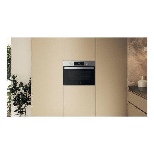 Horno Compacto Whirlpool WCC28UXA 48L 56cm Clase A Cook3 SoftClosing Negro Inox