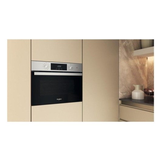 Horno Compacto Whirlpool WCC28UXA 48L 56cm Clase A Cook3 SoftClosing Negro Inox