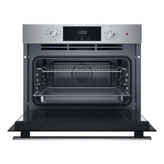 Horno Compacto Whirlpool WCC28UXA 48L 56cm Clase A Cook3 SoftClosing Negro Inox