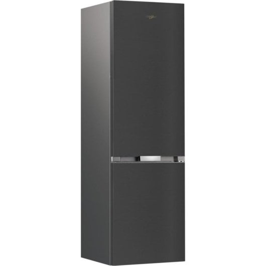 Frigorífico Whirlpool Combinado No Frost 203cm 355L D Preto Multi-airflow LED