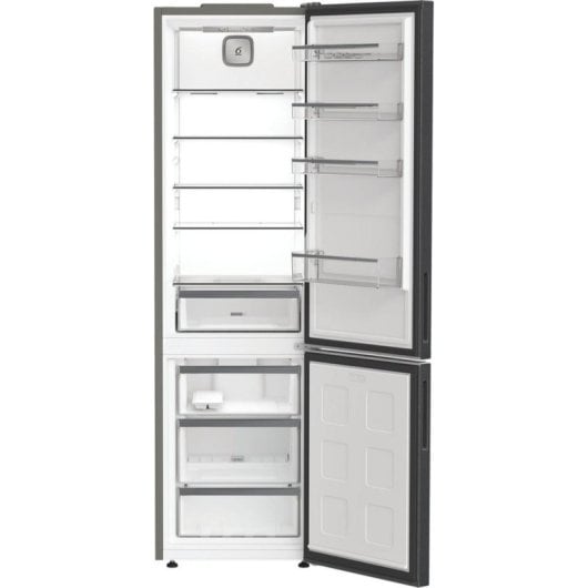 Frigorífico Whirlpool Combinado No Frost 203cm 355L D Preto Multi-airflow LED