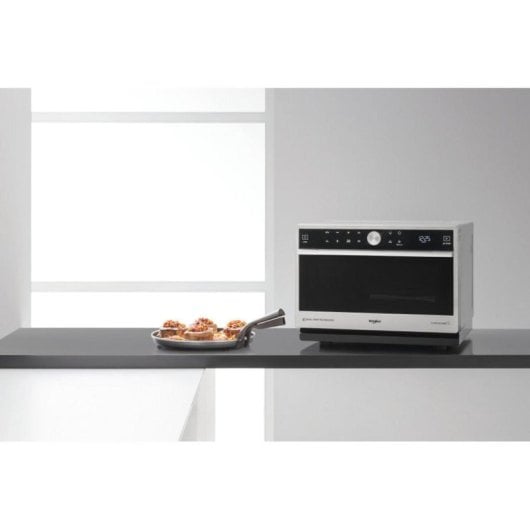 Microondas Whirlpool Supreme Chef MWSC 9133 SX 33L 1000W Grill Convección Steam Control LCD