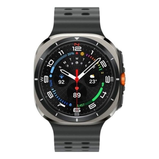 Samsung Galaxy Watch Ultra 4G LTE NFC eSIM GPS 47mm AMOLED Titane Noir Étanche IP68 ECG SpO2