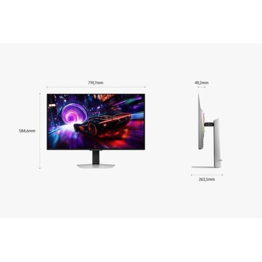 Samsung LS32FG810SUXEN 32" 4K 240Hz OLED Flat FreeSync Premium Pro HDR10+ Glare Free Plata