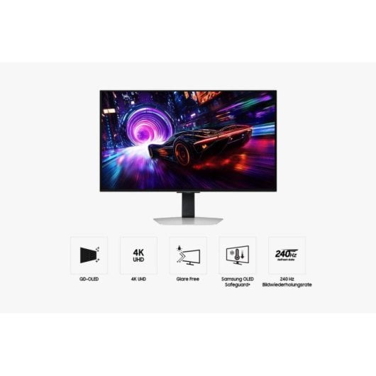 Samsung LS32FG814SUXEN 32" 4K UHD 240Hz OLED FreeSync Premium Pro HDR10+ Quantum Dot Plata