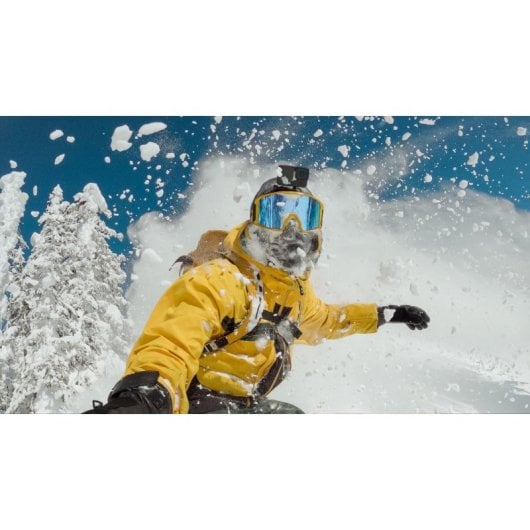 Soporte de cabeza GoPro ACHOM-002, resistente al agua, compatible HERO12/11/10/MAX/9/8/7/6/5, negro, 97g