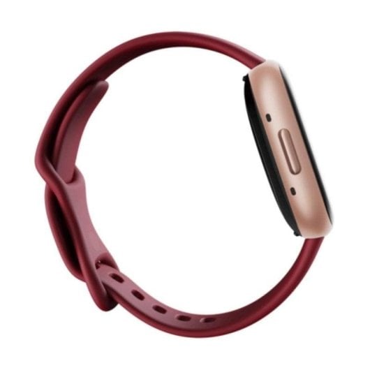 Google Fitbit Versa 4 GPS NFC 40,5mm Écran Tactile Aluminium Rouge S/L Étanche SpO2 Cardio
