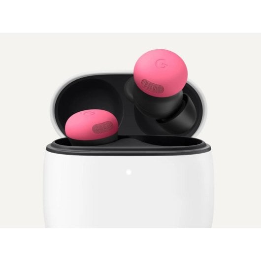 Auriculares Google inalámbricos TWS con Cancelación de Ruido, Micrófono y color Rosa Peony