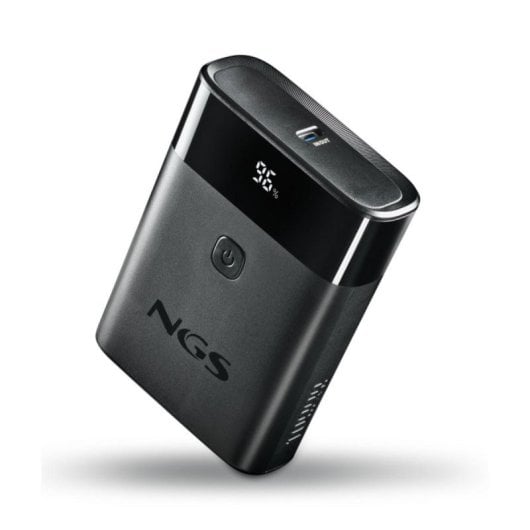 Power Bank 10000 mAh Nero con Ricarica Rapida 22,5W USB-C e USB-A