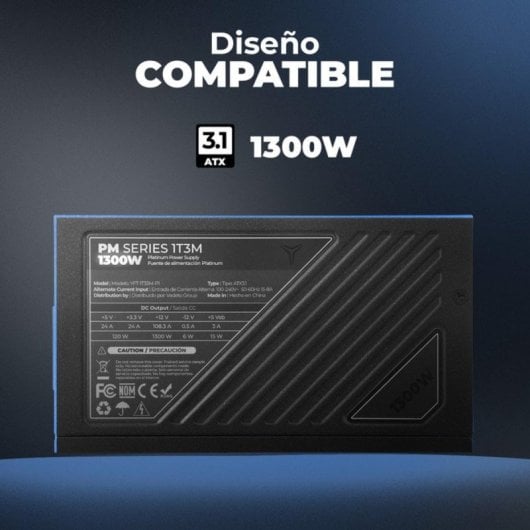Fuente de Alimentación Orion 1300W Eficiencia Platinum YFT-1T33M-P1 Compatibilidad ATX 3.1 PCIe 5.0