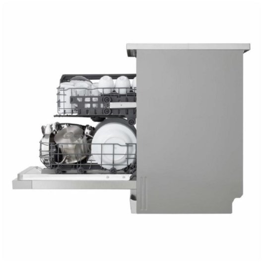 Máquina de Lavar Loiça LG DF142FV 14 Conjuntos Inox QuadWash Smart Diagnosis Aço Inoxidável