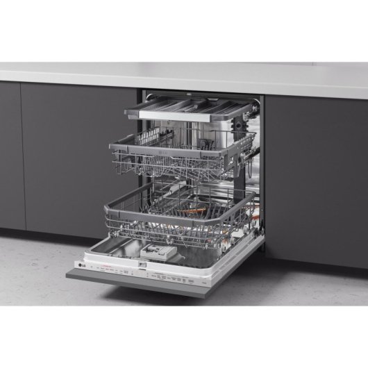 Máquina de Lavar Loiça LG DB365TXS 14 conjuntos B Wi-Fi Inverter Direct Drive painel tátil cinzento