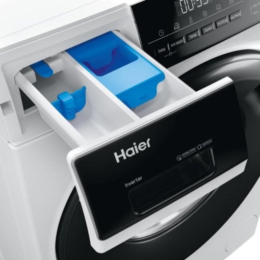Máquina de Lavar Roupa Haier HW90-BP14939 9kg 1400rpm Classe A Branca Vapor Antibacteriana