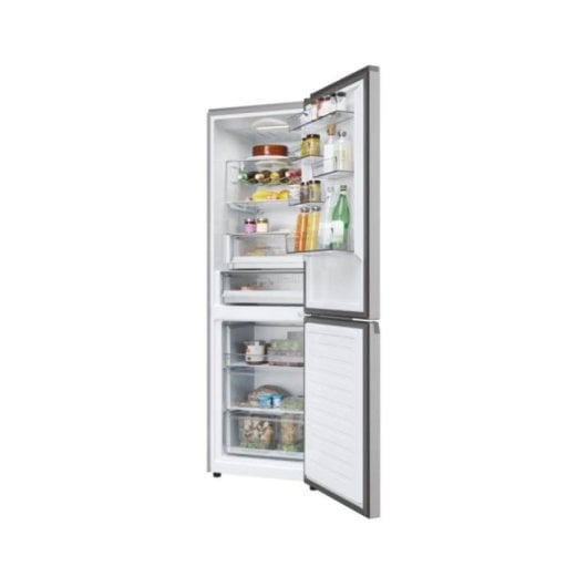 Frigorífico Haier 2D 60 Serie 3 HDPW5618DNPK Combi 185cm 352L D Inox No Frost WiFi My Zone Pro Air