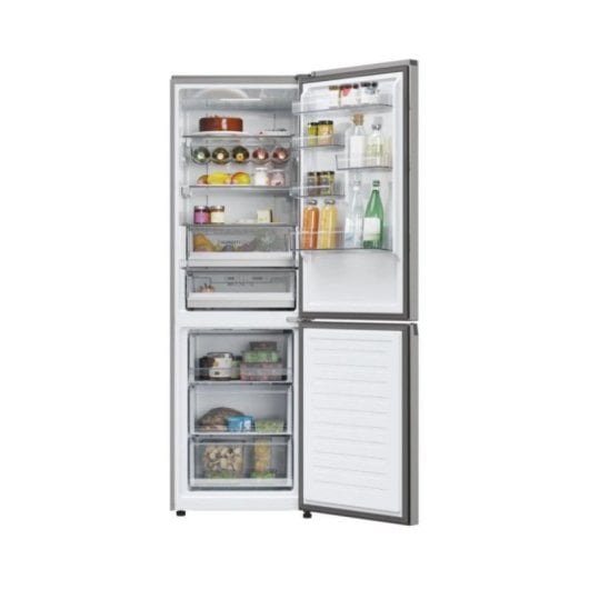 Frigorífico Haier 2D 60 Series 5 Pro HDPW5618CNPK Combi C Plata No Frost WiFi MyZone HumidityZone