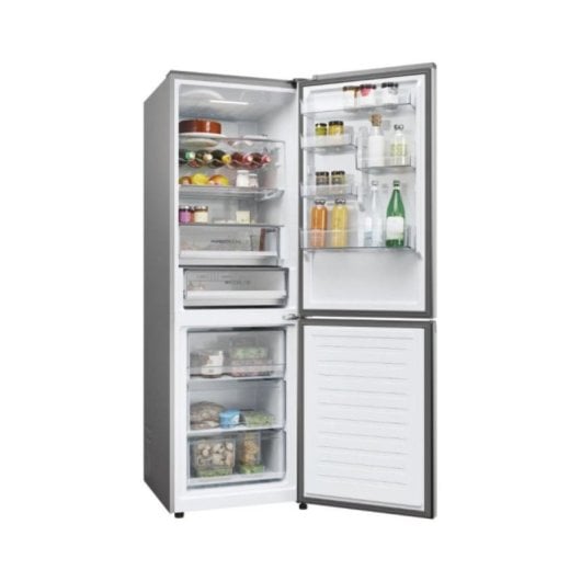 Frigorífico Haier 2D 60 Series 5 Pro HDPW5618CNPK Combi C Plata No Frost WiFi MyZone HumidityZone