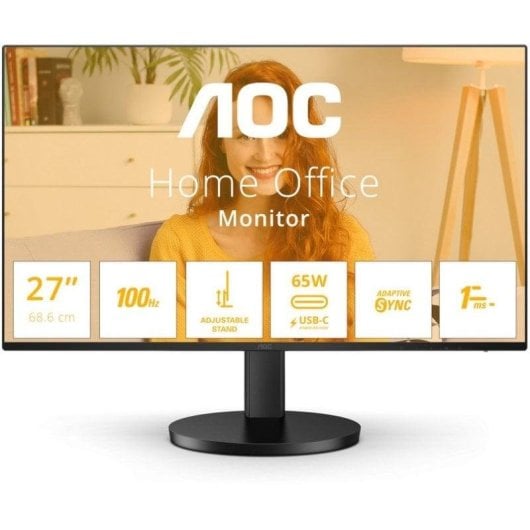 Monitor AOC Q27B3CF2 27" QHD 100Hz IPS USB-C 1ms Höhenverstellbar Lautsprecher