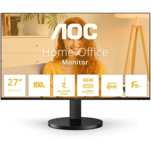 AOC Q27B3CF2 Monitor 27" IPS QHD 2560x1440 100Hz USB-C 65W Reacondicionado