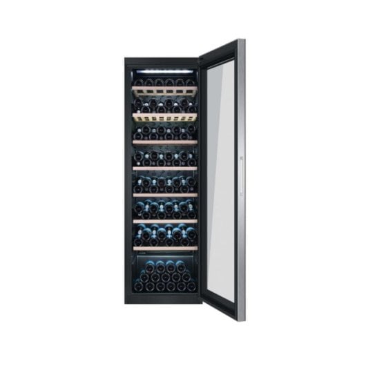 Bodega de Vino Haier Wine Bank 50 Serie 5 HWS84GA 166 Botellas Digital LED Puerta Anti-UV Negra