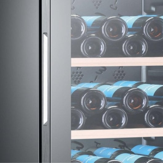 Bodega de Vino Haier Wine Bank 50 Serie 5 HWS84GA 166 Botellas Digital LED Puerta Anti-UV Negra