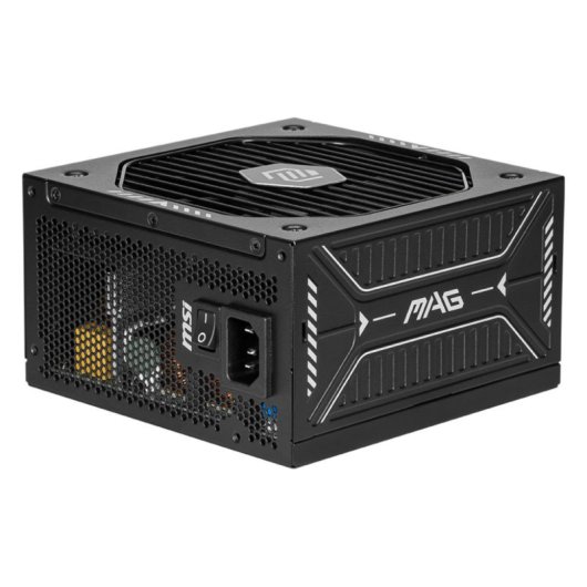 Fuente de Alimentación MSI 750W 80 PLUS Gold MAG A750GLS PCIE5 Modular Ventilador 135mm