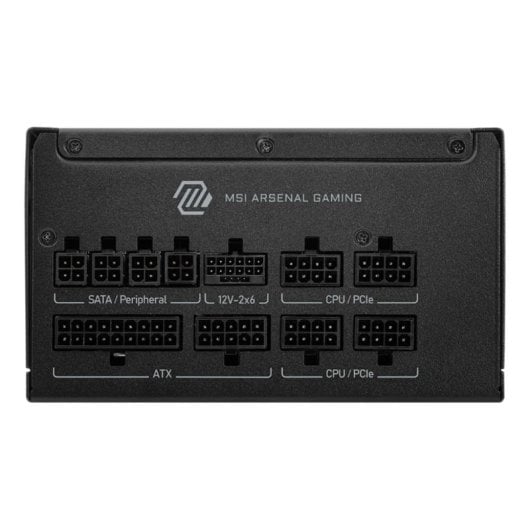 MSI MAG A850GLS PCIE5 Fonte de Alimentação Modular ATX 850W 80 Plus Gold Ventoinha FDB