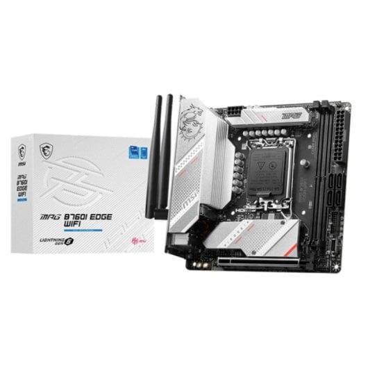 Carte mère MSI MPG B760I EDGE WIFI Intel B760 LGA1700 DDR5 Mini-ITX WiFi 6E 2.5 GbE RGB