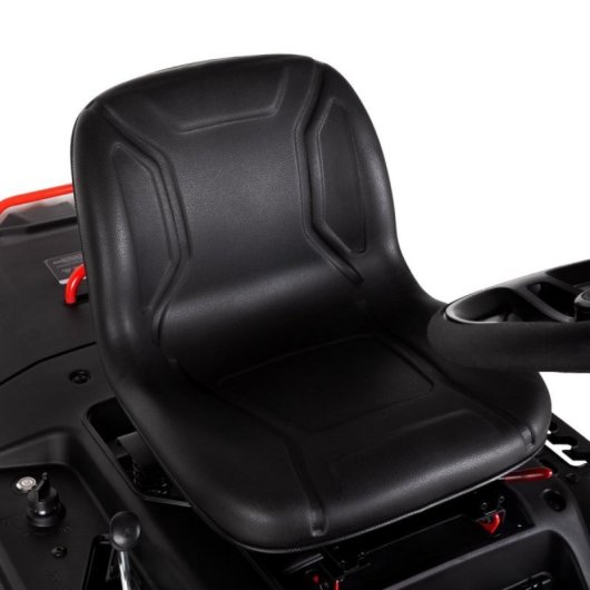 Tractor cortacésped gasolina 224cc, 5.9CV, 61cm, 3 modos de corte, recogedor 150L, transmisión 4+1, asiento ajustable