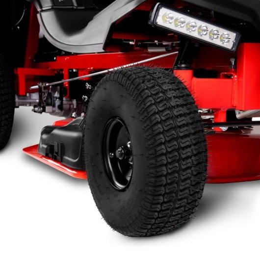 Tractor cortacésped gasolina 224cc, 5.9CV, 61cm, 3 modos de corte, recogedor 150L, transmisión 4+1, asiento ajustable