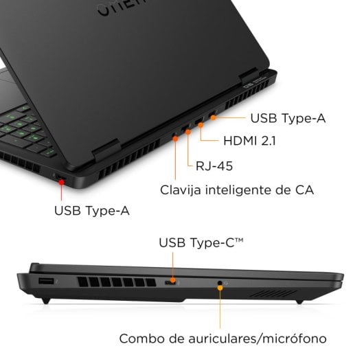 Ordinateur portable HP OMEN 16-am0036ns 16" Intel Core Ultra 7 32Go 1To SSD RTX 5060 Windows 11