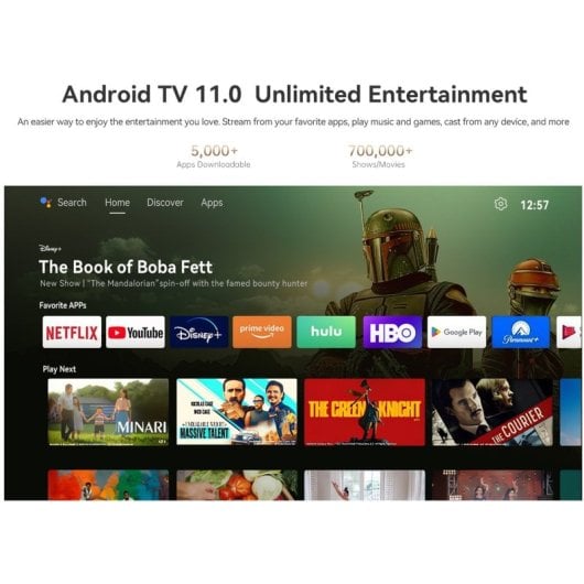 Proiettore Wanbo T2 Ultra FullHD 500 ANSI Lumen Android TV 11 + borsa per il trasporto grigio chiaro