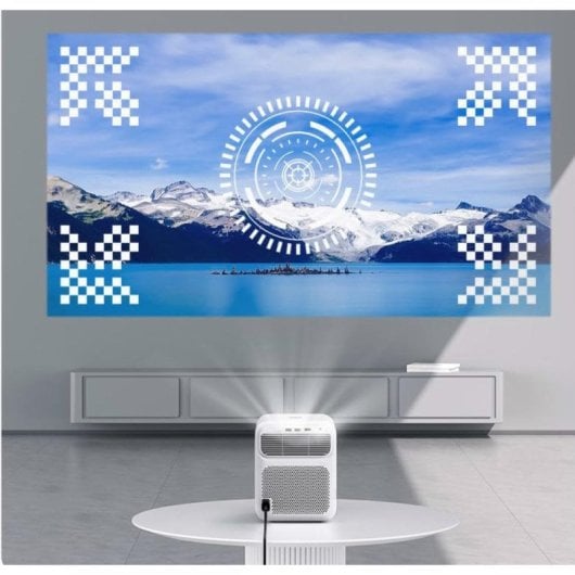 Wanbo Mozart 1 ANSI FullHD 900 Lumen Protector + Hellgraue Tragetasche