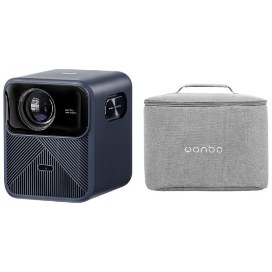Wanbo Mozart 1 Pro Projetor ANSI FullHD 900 Lúmens + Saco de Transporte Cinzento Claro
