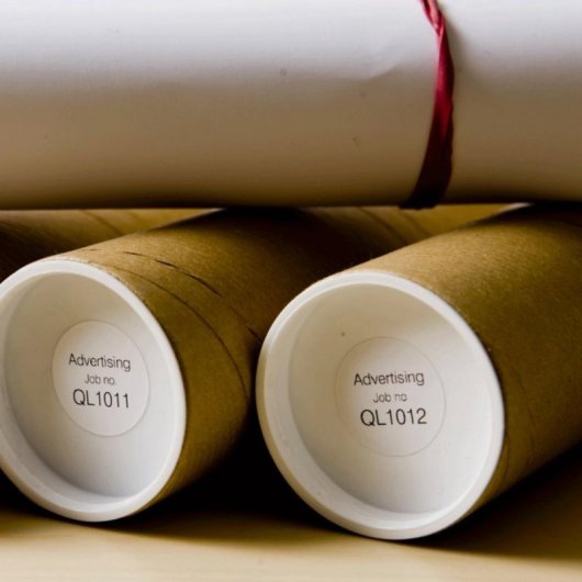 Rollo de etiquetas precortadas DK-11219, blancas, circulares 12 mm, 1200 piezas, adhesivo calidad