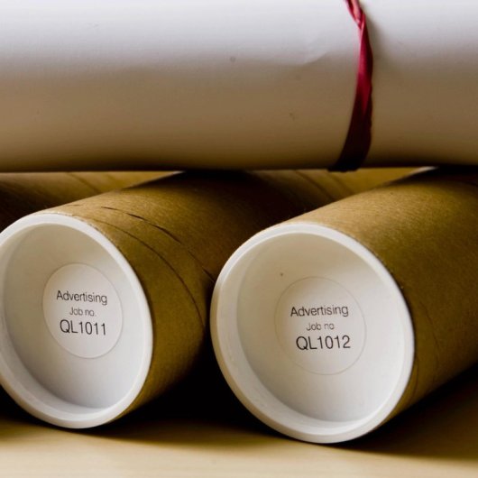 Rollo de etiquetas precortadas DK-11219, blancas, circulares 12 mm, 1200 piezas, adhesivo calidad