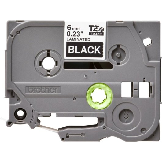 Brother TZE315, 6 mm, Blanc sur noir, Compatibilité pour étiqueteuses TZ/TZe