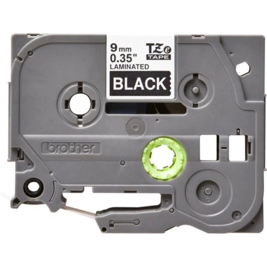 Brother TZE-325 Cinta Laminada 9 mm Noir 8 m pour Étiqueteuses TZ TZe