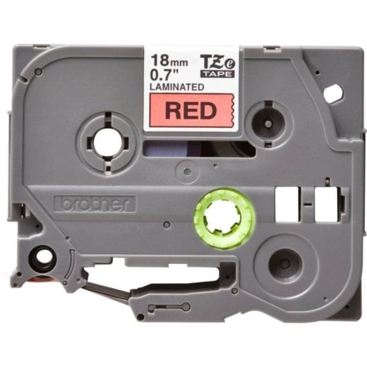 Brother TZE-441 Étiquette Laminée 1,8 cm Noir sur Rouge, Compatible TZe