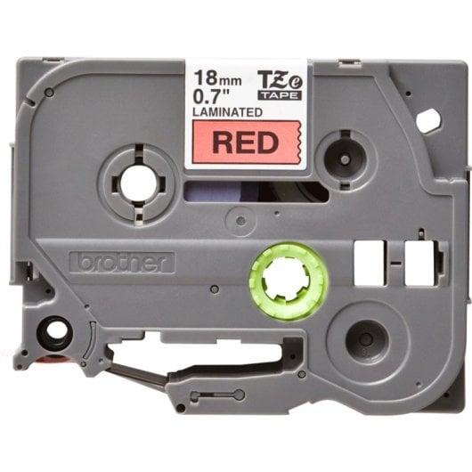 Brother TZE-441 Étiquette Laminée 1,8 cm Noir sur Rouge, Compatible TZe