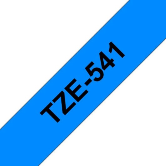 Cinta laminée 18mm Noir sur Bleu, TZe, Compatible Brother, 8m