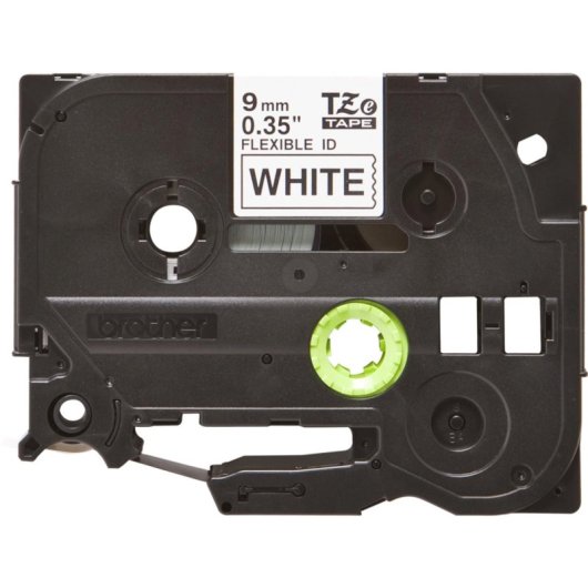 Brother TZE-FX221 Noir sur blanc, 9 mm, 8 m, résistant aux intempéries